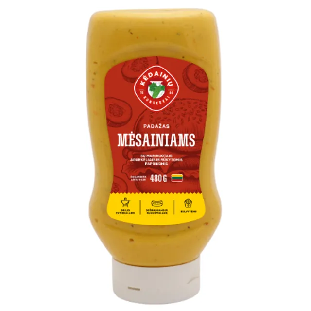 Padažas MĖSAINIAMS (35% rieb.) 480g KKF