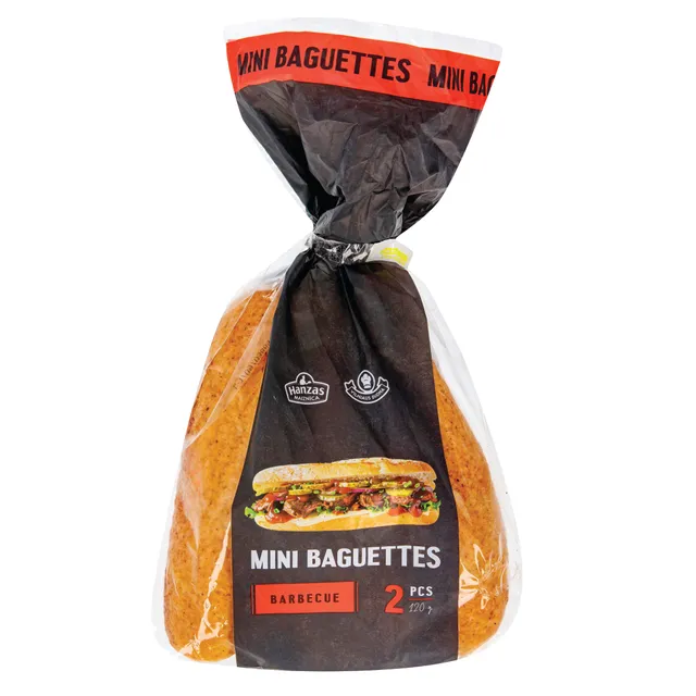 Barbekiu skonio mini bagetės 120 g
