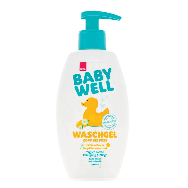 Prausimosi gelis BABYWELL, 250 ml