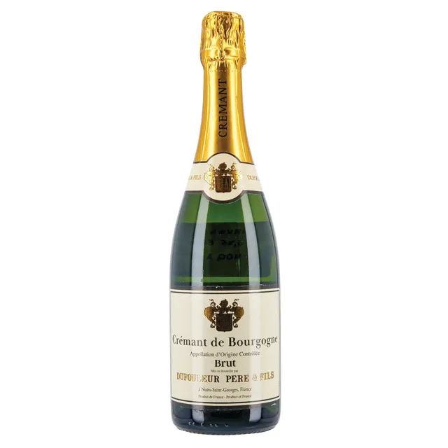 Baltasis briutas rūšinis putojantis vynas DUFOULEUR PERE & FILS CREMANT DE BOURGOGNE 12%, 750 ml