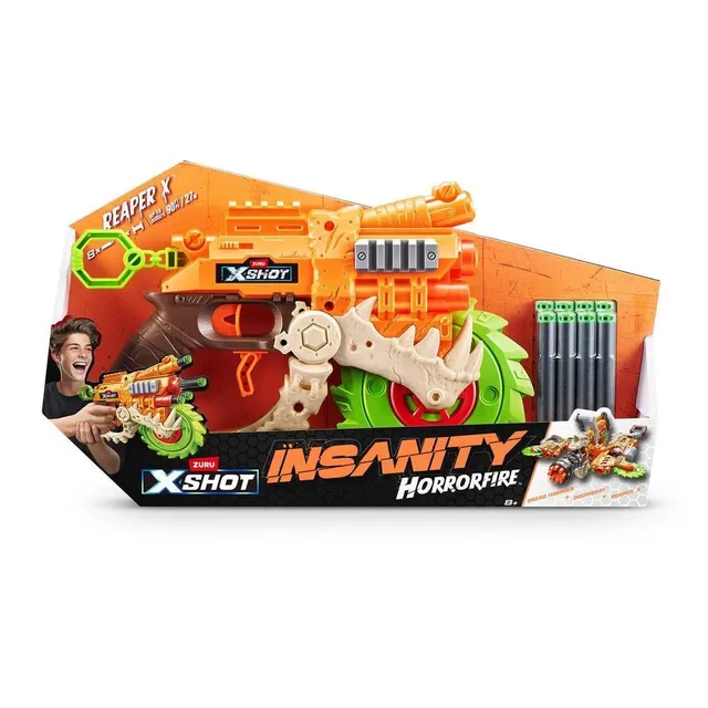 Žaislinis šautuvas X-SHOT Insanity Horrorfire Reaper