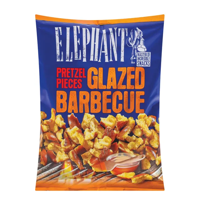 Brecelių gabaliukai ELEPHANT, barbekiu skonio, 125 g