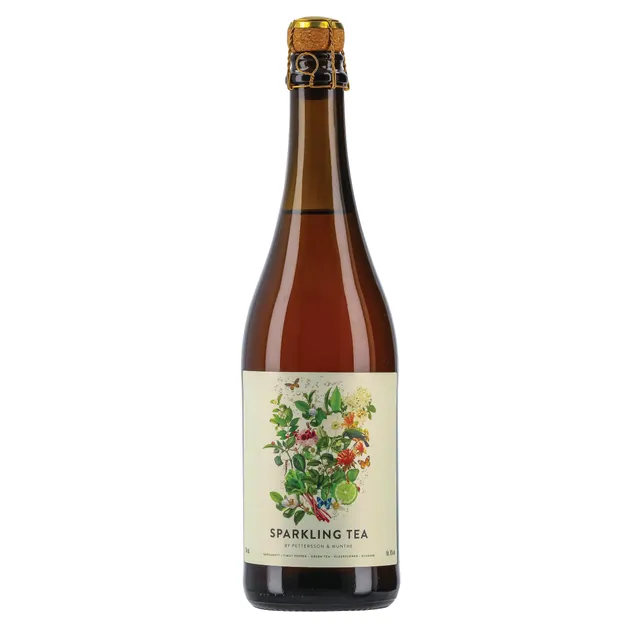 Putojantis arbatos gėrimas GREEN TEA RHUBARB, 750 ml