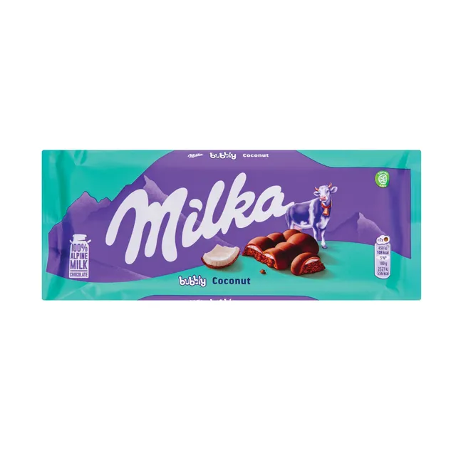 Šokoladas Milka Bubbly Milka Bubbly Coconut 97g