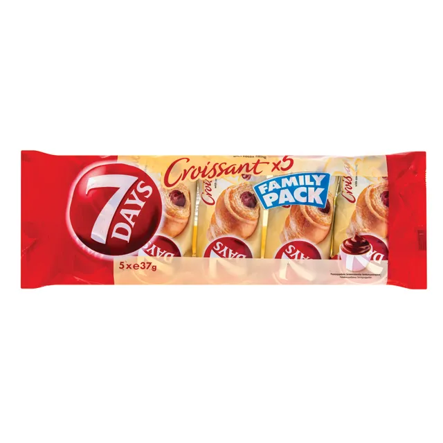 Kruasanas 7Days Multipack cocoa 5x37g