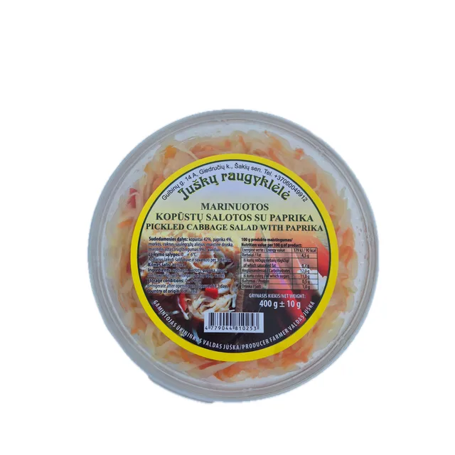 Marinuotos kopūstų salotos su paprika, 400 g