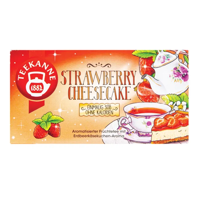 Arbata TEEKANNE Strawberry Cheesecake 18vnt x 2,25g