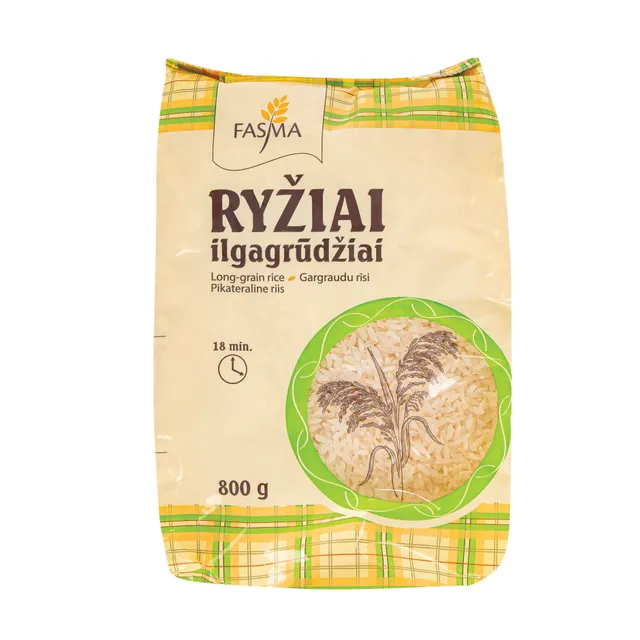 FASMA ilgagrūdžiai ryžiai 800g