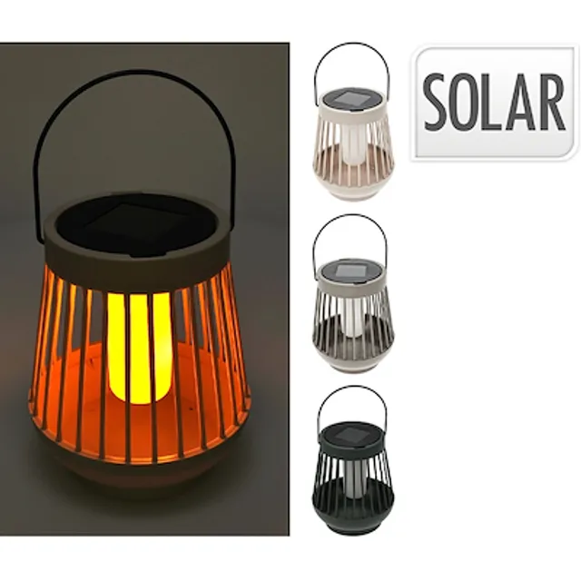 Saulės energija įkraunamas LED fakelas,  13x15 cm