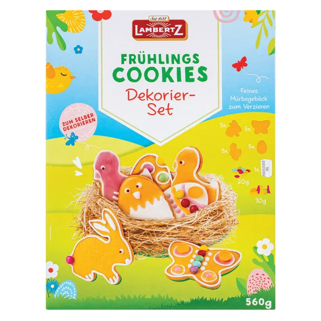 Velykinis sausainių rinkinys LAMBERTZ, 560 g