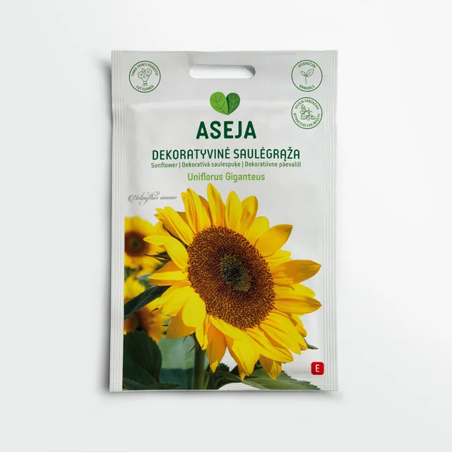 Sėklos ASEJA DEKORATYVINĖ SAULĖGRĄŽA UNIFLORUS