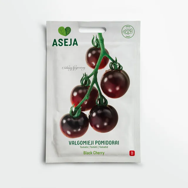 Sėklos ASEJA VALGOMIEJI POMIDORAI BLACK CHERRY