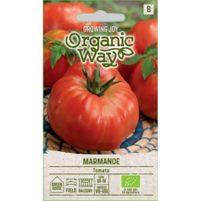 Sėklos ORGANIC WAY POMIDORAI VALGOMIEJI MARMANDE/GIGANTE D'ITALIA