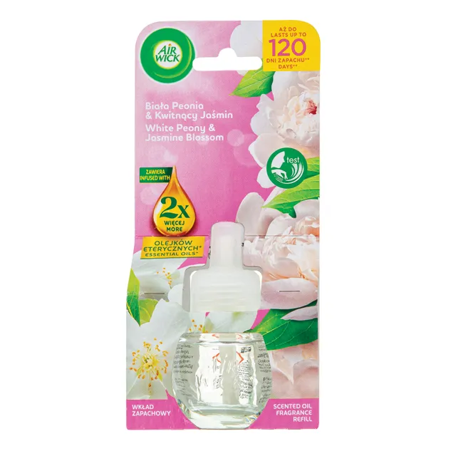 AIR WICK PEONY & JASMINE el.oro gaiviklio užpildas,19ml