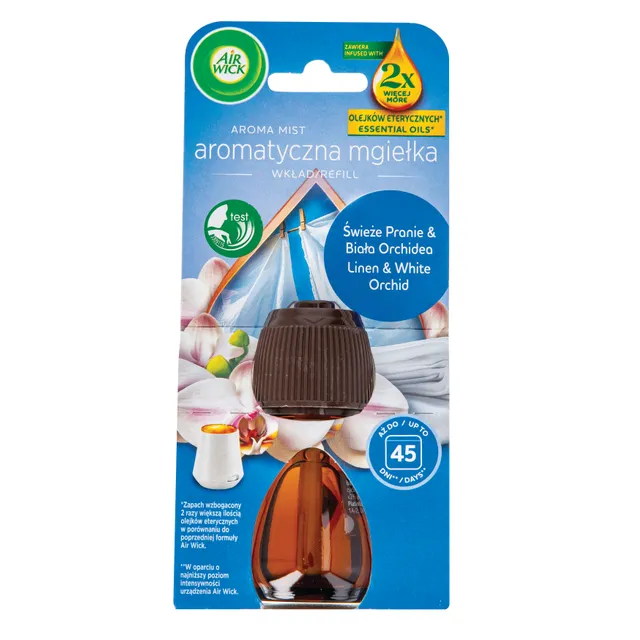 AIR WICK LINEN & ORCHID AM aut.oro gaiviklio užpildas, 20ml