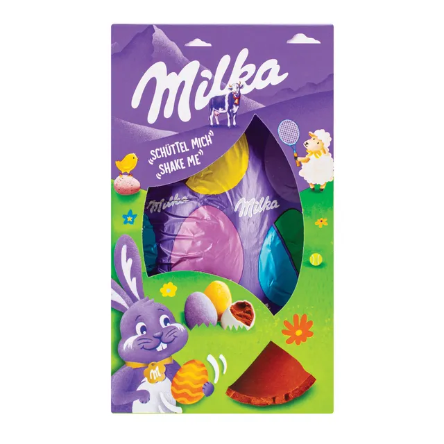 Šokoladinis kiaušinis MILKA Shell Egg, 97 g
