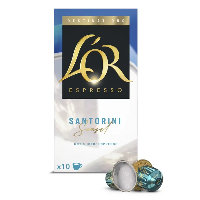 Kavos kapsulės L'OR Santorini, 10 vnt