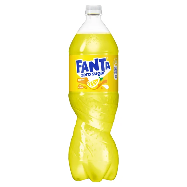 Gazuotas gėrimas FANTA LEMON ZERO 1,5l