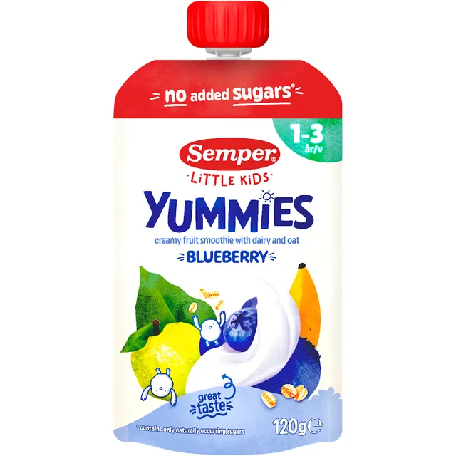 Tyrelė su mėlynėmis YUMMIES, 12mėn – SEMPER, 120g