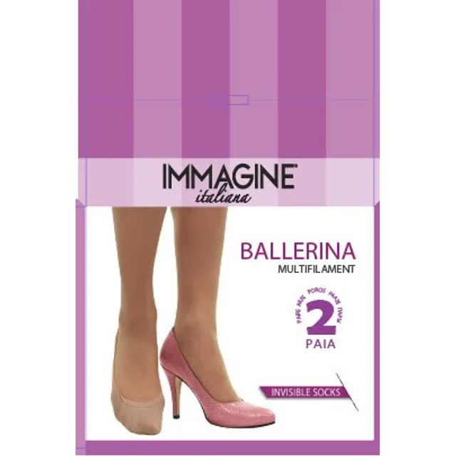 Pėdutės IMMAGINE Ballerina Multifilament – Nature, 35–38, 2 poros