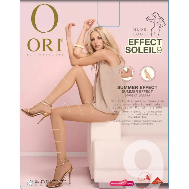 Moteriškos pėdkelnės ORI Effect Soleil 9 DEN – Natur, 3