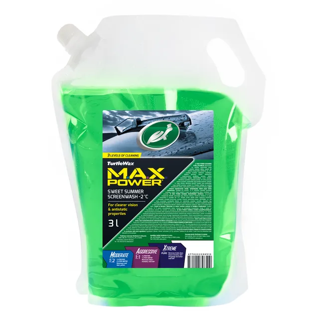 Vasarinis stiklų ploviklis  -2°C 3 l maišelis TURTLE WAX