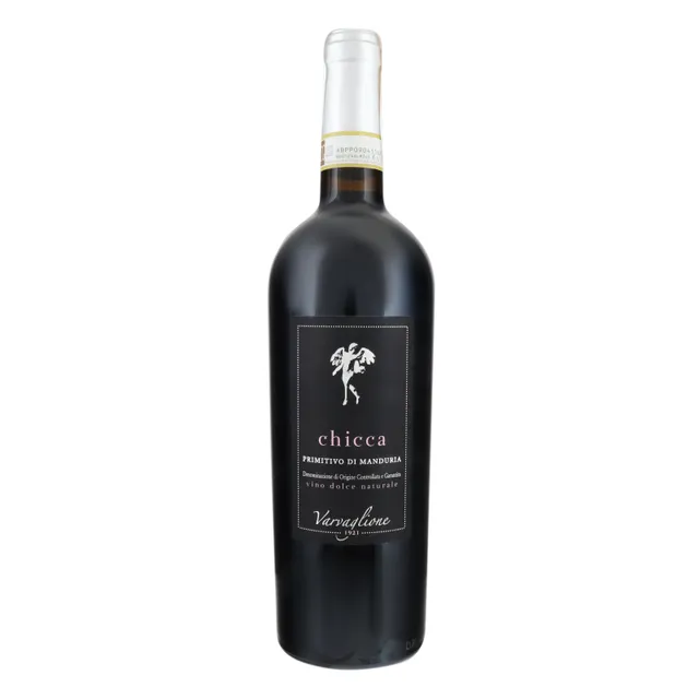 Raudonasis saldus vynas CHICCA PRIMITIVO DI MANDURIA DOLCE NATURALE D.O.C.G. 15% 0,75L