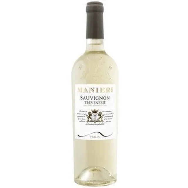 Baltasis pusiau sausas vynas MANIERI SAUVIGNON TREVENEZIE I.G.T. 12,5% 0,75L