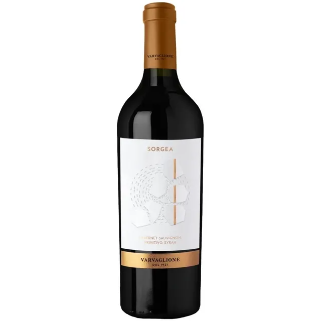 Raudonasis pusiau sausas vynas SORGEA 3 ROSSO PUGLIA I.G.P. 14% 0,75L