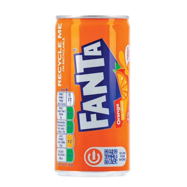 Gazuotas gaivusis gėrimas Fanta Orange, 0,2L