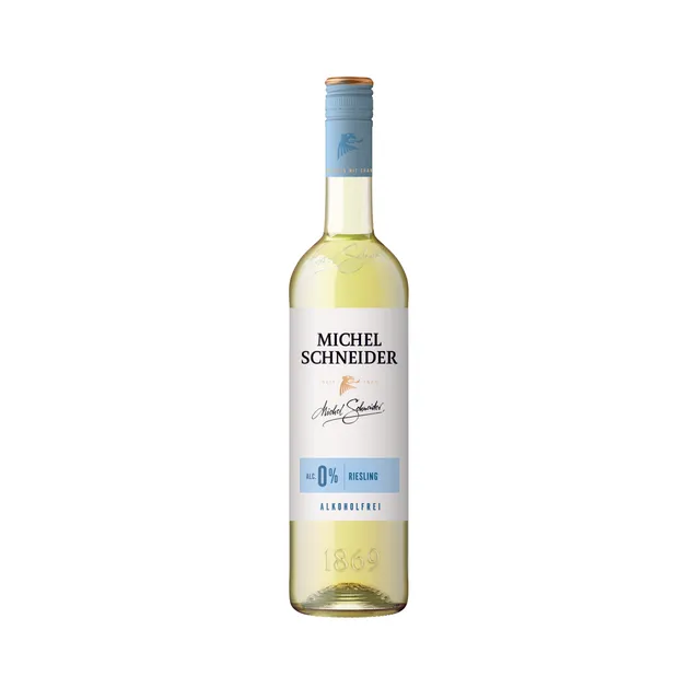 Nealkoholinis baltas vynas Michel Schneider Riesling  0% 0,75L