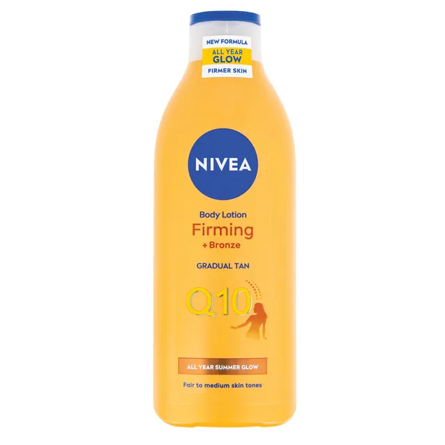 NIVEA stangrinamasis kūno losjonas Q10 + bronze, 400 ml