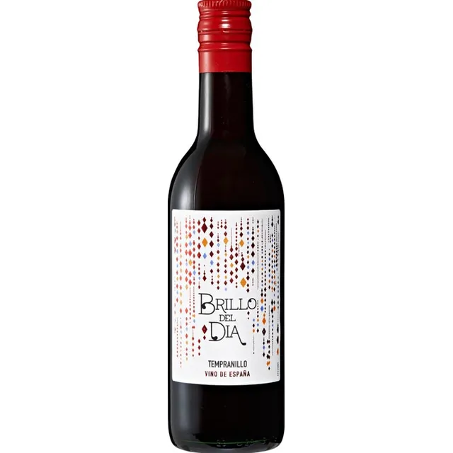 Raudonasis sausas vynas BRILLO DEL DIA TEMPRANILLO 12% 0,187L