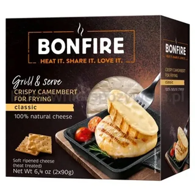 Camembert sūris kepimui BONFIRE, 2x90 g