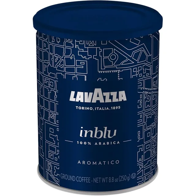 Malta kava Lavazza Aromatico InBlu tin 250g / skarda
