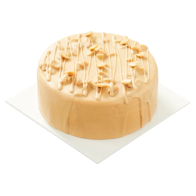 Karamelinis tortas su sūdytais žemės riešutais 16cm