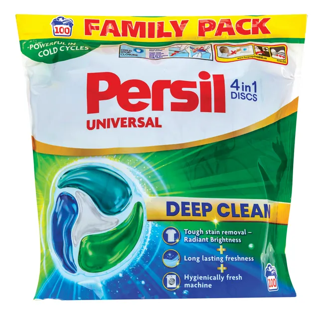 Skalbimo kapsulės Persil Discs Color 100 vnt.