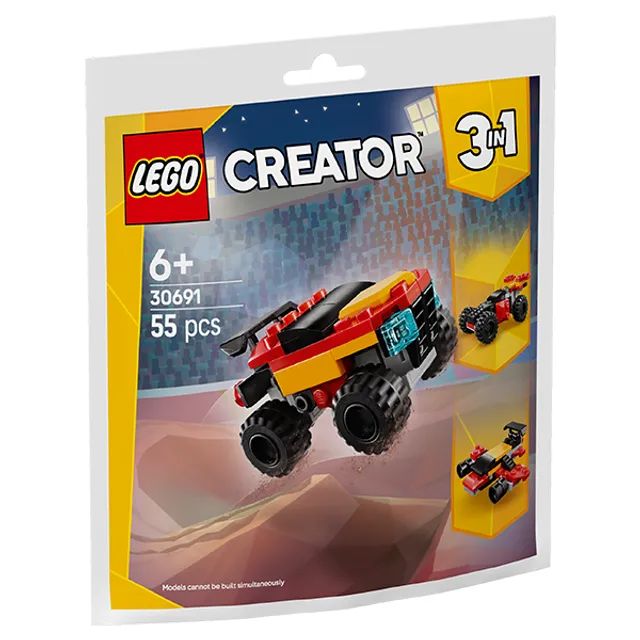 Konstruktorius LEGO Creator 3 iš 1, mažo sunkvežimio monstro atstatymas, 30691