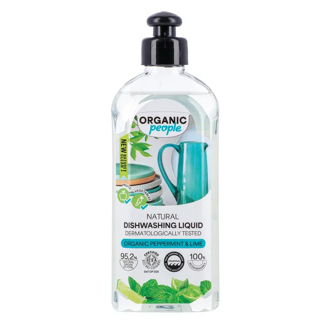 Eko indų ploviklis Žalioji citrina/pipirmėtė ORGANIC PEOPLE  350ml