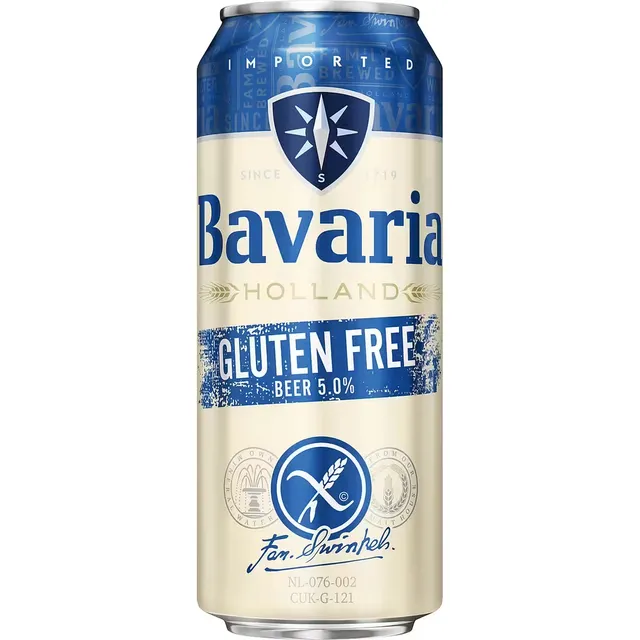 Alus BAVARIA Gluten Free 5% 0,5L