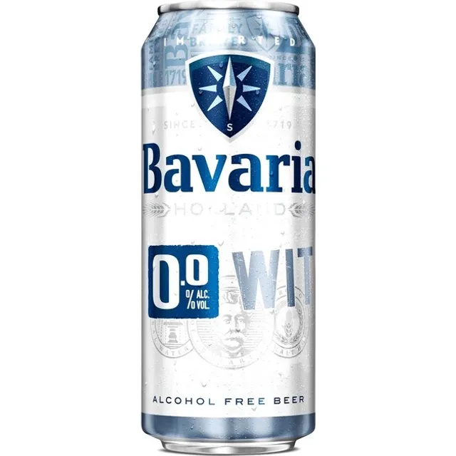 Nealkoholinis alus BAVARIA WIT 0% 0,5L