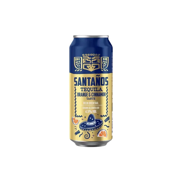 Alus SANTANOS Tequila orange cinnamon 4.5% 0,5L