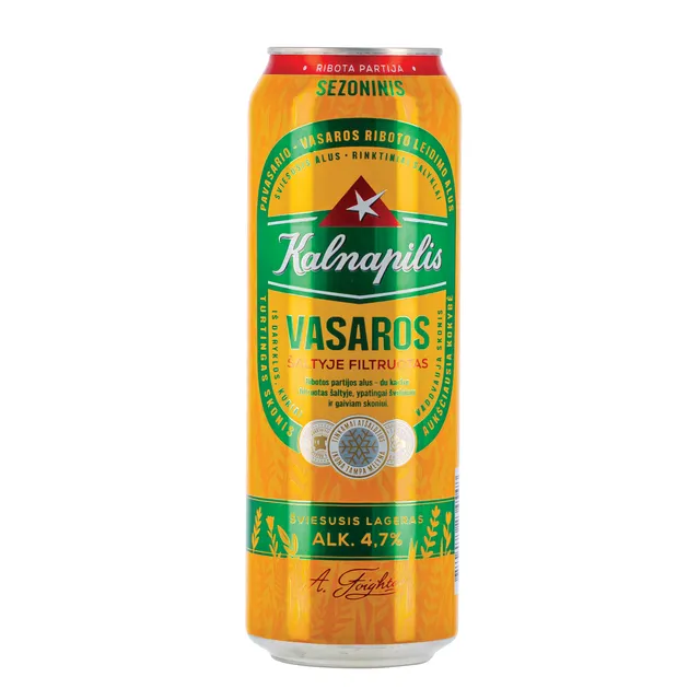 Alus KALNAPILIS Vasaros 4,7% 0,568L