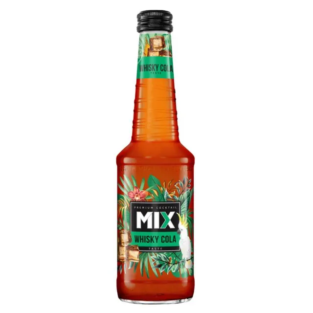 Gazuotas alkoholinis kokteilis MIX Whisky & cola 4% 0,33L