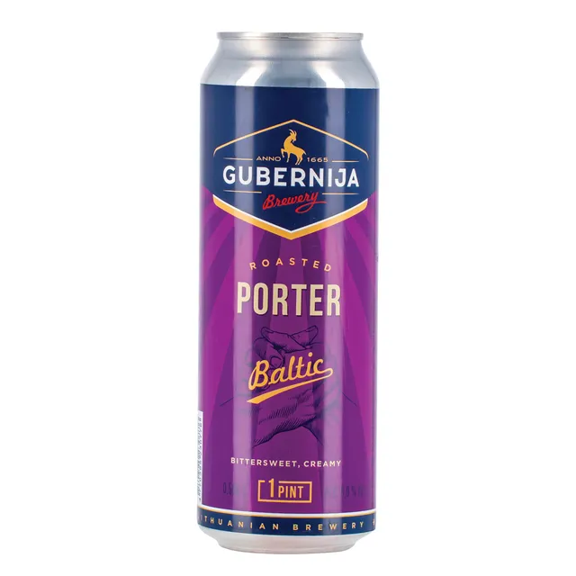 Alus GUBERNIJA Porteris Baltijos 6,9% 0,568L