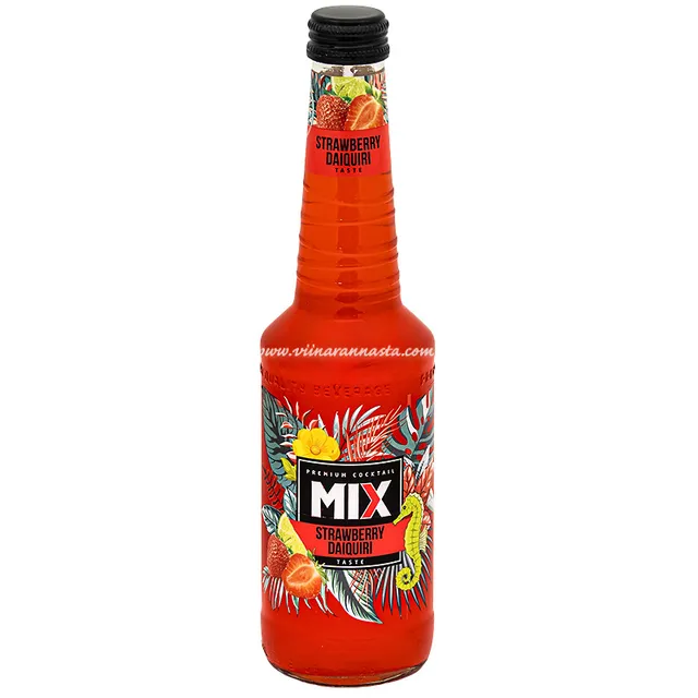 Gazuotas alkoholinis kokteilis MIX Strawberry Daiquiri 4% 0,33L