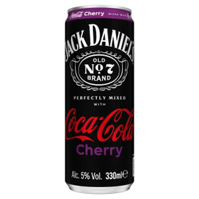 Alkoholinis kokteilis JACK DANIEL'S & COCA-COLA CHERRY 0,33L 5%