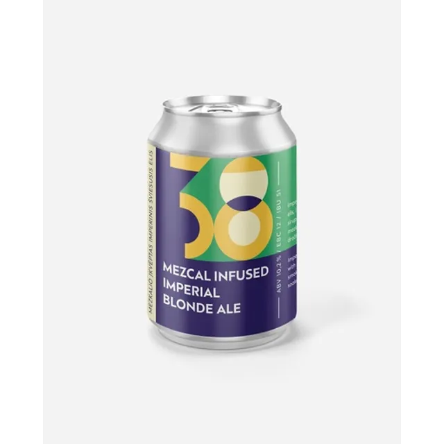ALUS Mezcal Infused Imperial Blonde Ale (imperinis šviesusis elis) 10,2% 0,33L
