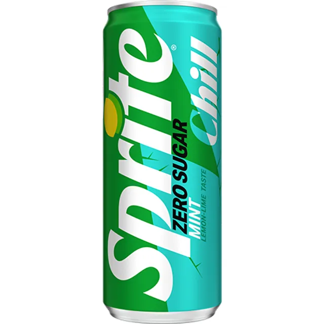 Gazuotas gaivusis gėrimas su saldikliais SPRITE ZERO CHILL MINT, 330 ml