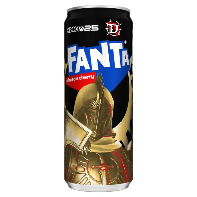 Gazuotas gėrimas FANTA APPLE-CHERRY, 330 ml